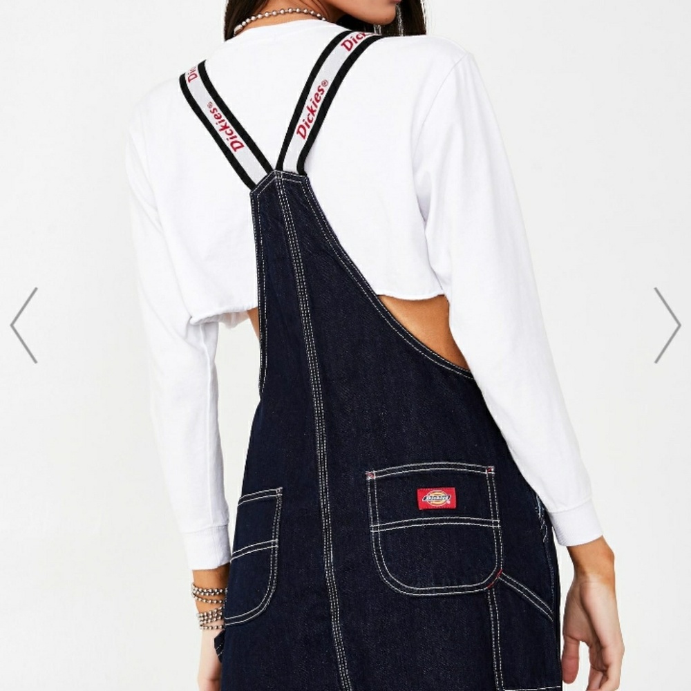 Dickies Denim Overalls Dress